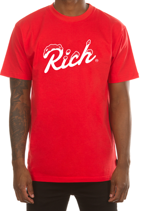 Icecream Rich SS Tee Tomato Red