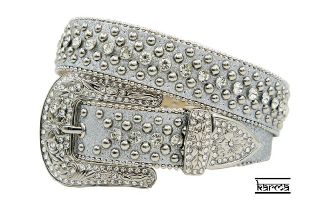 Karma Belts Rhinestone (Silver)