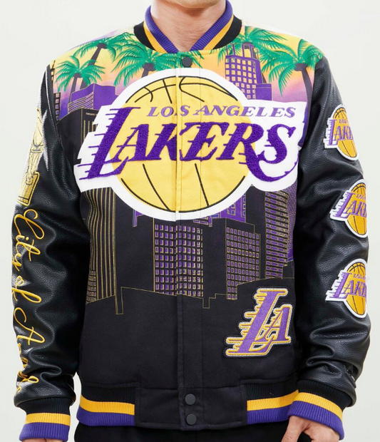 Pro Standard Los Angeles Lakers Remix Varsity Jacket