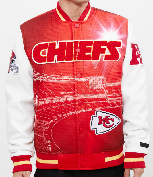 Pro Standard Kansas City Chiefs Remix Varsity Jacket