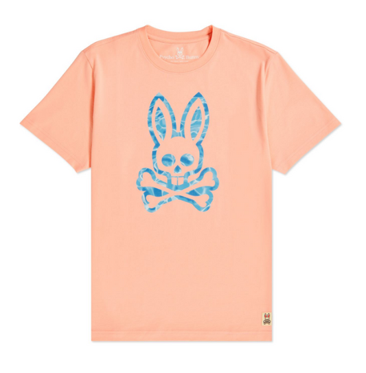 Psycho Bunny Hockham Graphic Tee Fresco Pink