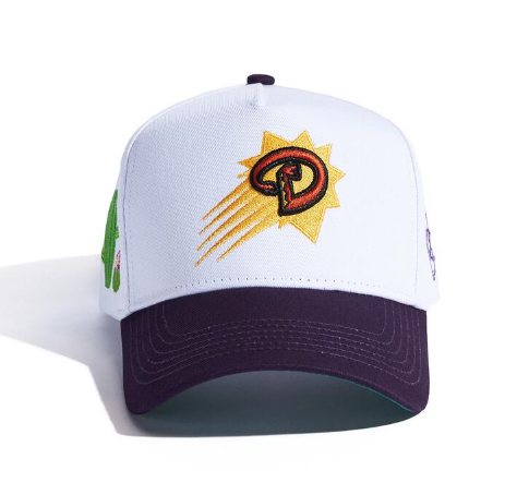 Reference Hat Sunbacks White/Purple