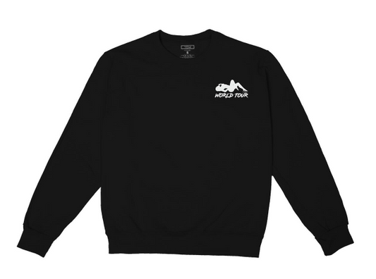 YISM World Tour LS Crewneck Black